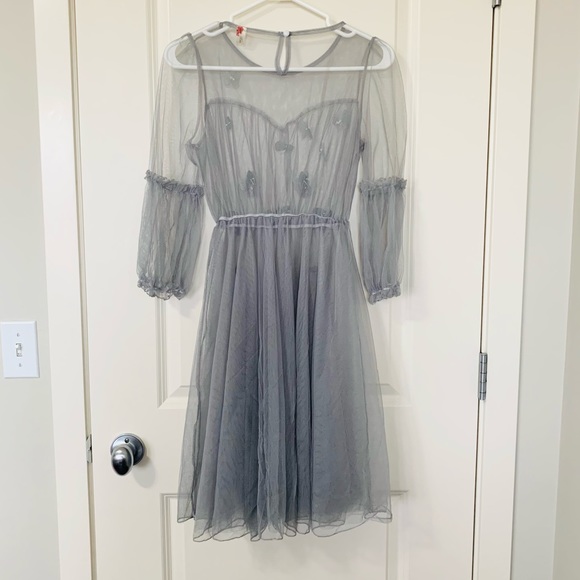 Japanese Lolita Dress . 2 piece set A-line Flowers Princess Party Dress - Picture 7 of 14